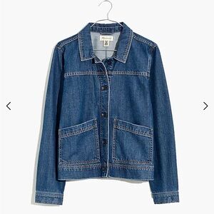 Madewell Denim Goodloe Chore Jacket in Whitson Wash